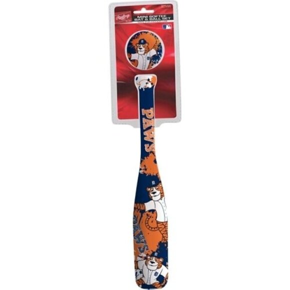 Detroit Tigers Mini Softee Bat and Ball Set - Picture 1 of 3